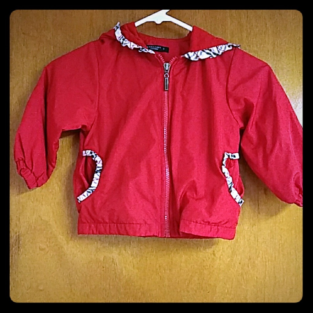 Jacket Red Burberry London
